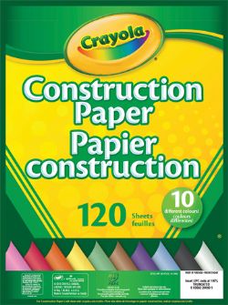 CRAYOLA - BLOC PAPIER BRICOLAGE 120 PAGES